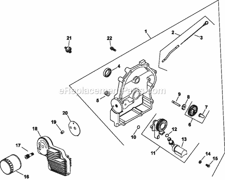Page L Diagram and Parts List for CH25-68632  Kohler Engine