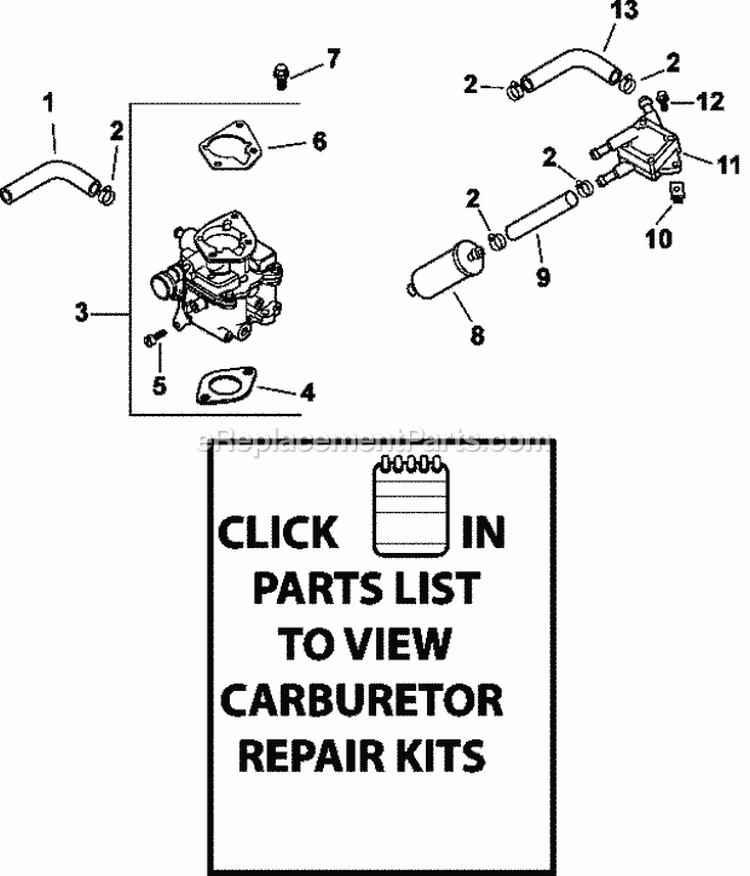 Page H Diagram and Parts List for CH25-68689  Kohler Engine