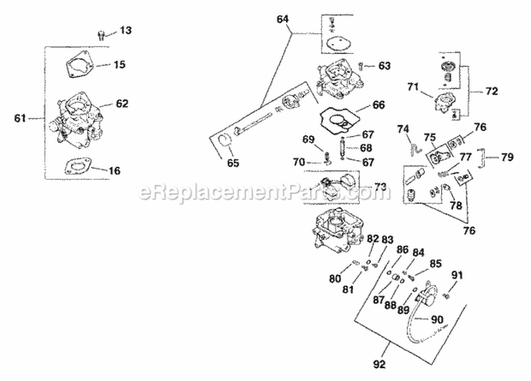 Page I Diagram and Parts List for CH18-62543  Kohler Engine