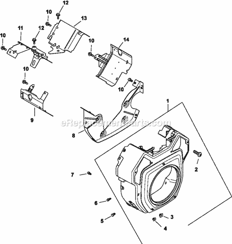 Page B Diagram and Parts List for CH25-68704  Kohler Engine