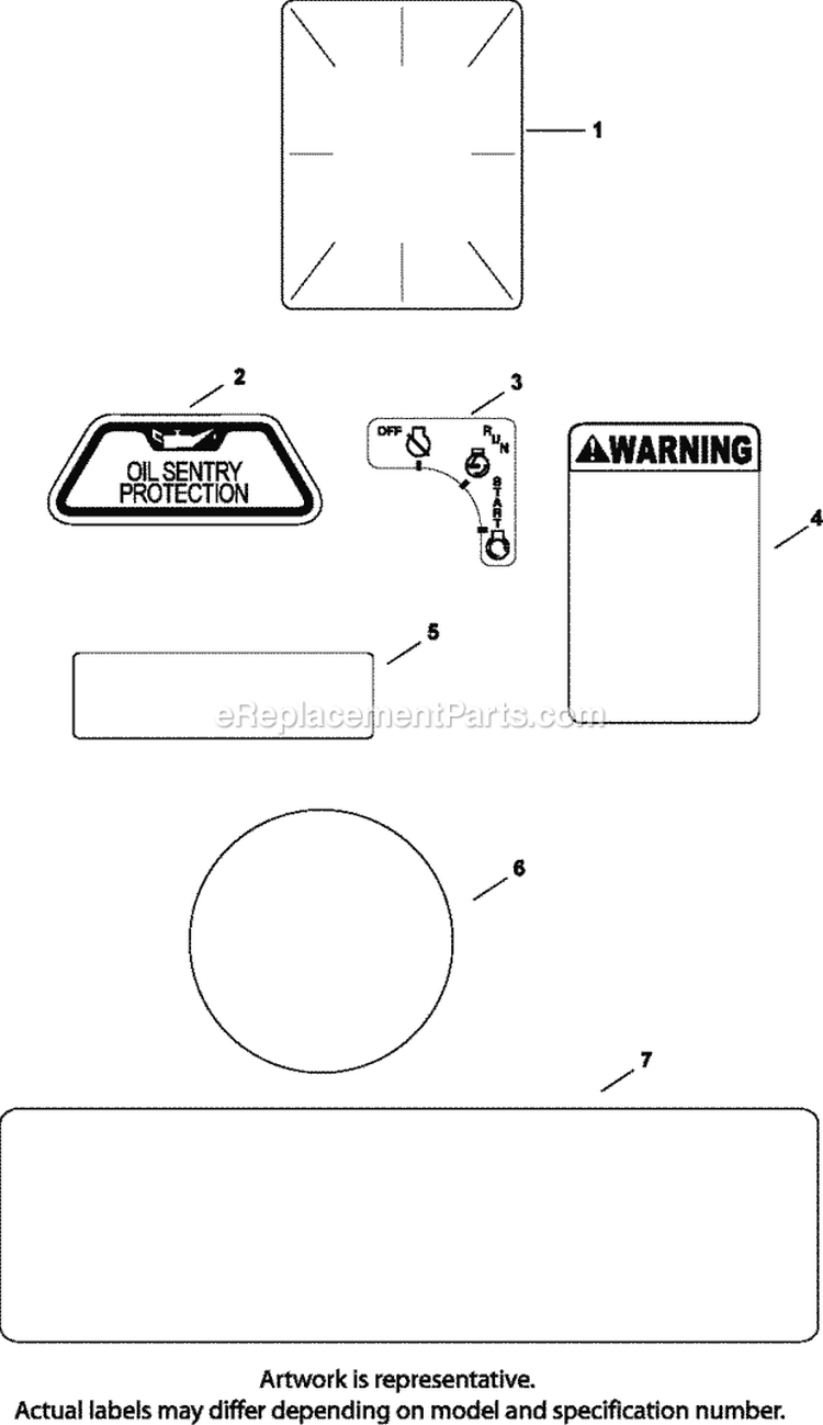 Page G Diagram and Parts List for CH25-68710  Kohler Engine