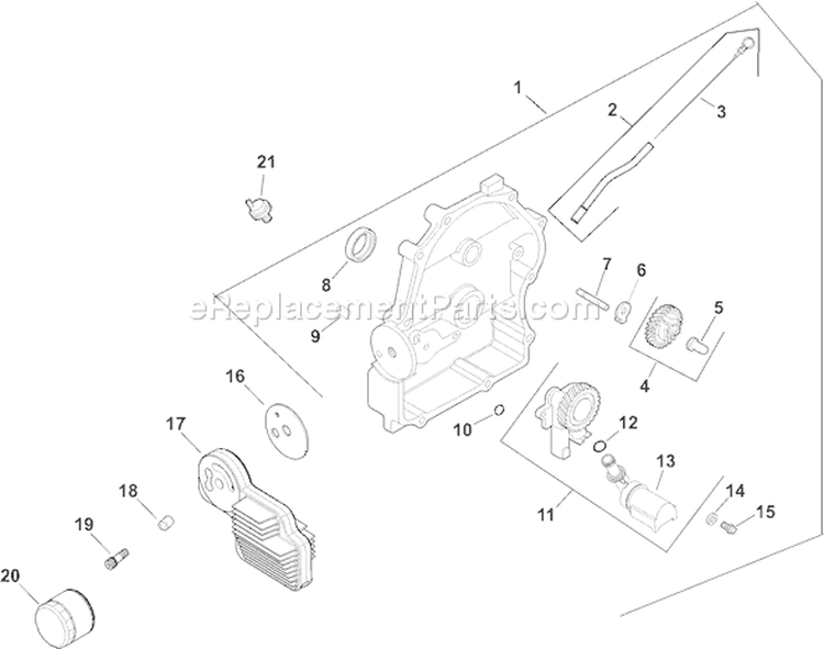 Page L Diagram and Parts List for CH25GS-68633  Kohler Engine