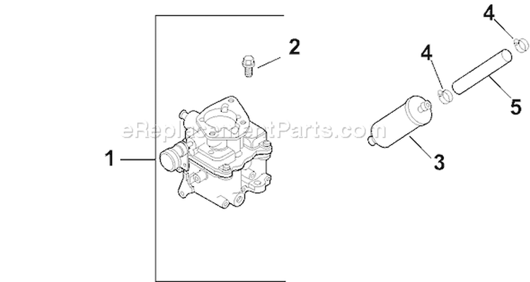 Page H Diagram and Parts List for CH25GS-68701  Kohler Engine