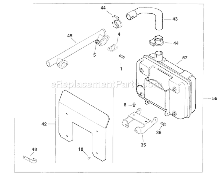 Page H Diagram and Parts List for CH18-62516  Kohler Engine