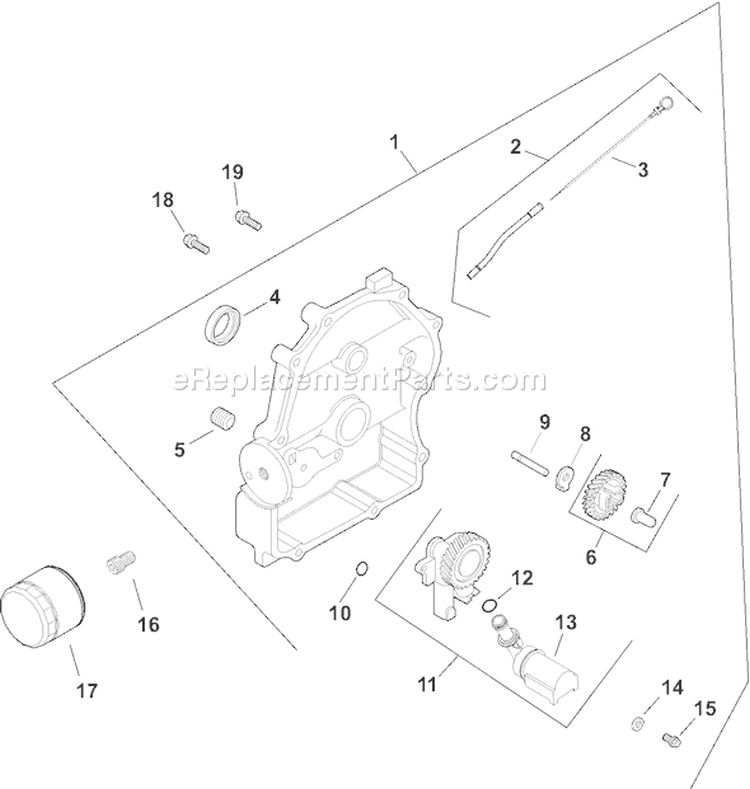 Page L Diagram and Parts List for CH25S-68561  Kohler Engine