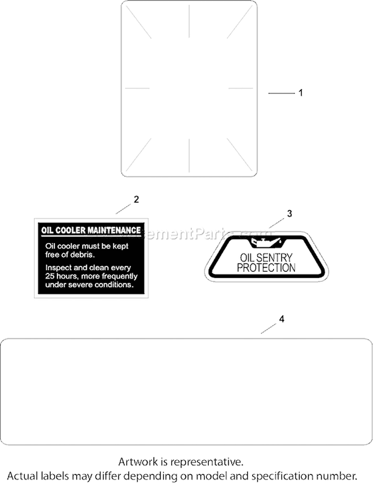 Page E Diagram and Parts List for CH25S-68567  Kohler Engine