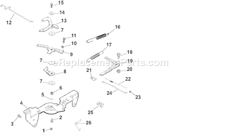 Page F Diagram and Parts List for CH25S-68584  Kohler Engine