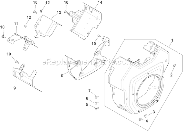 Page B Diagram and Parts List for CH25S-68616  Kohler Engine