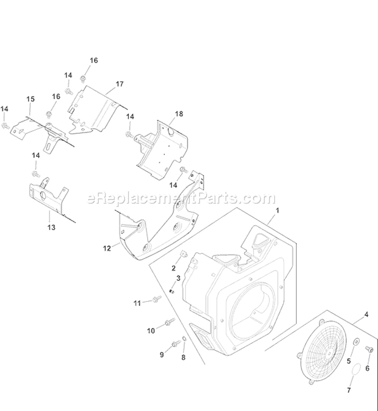 Page B Diagram and Parts List for CH25PS-68661  Kohler Engine