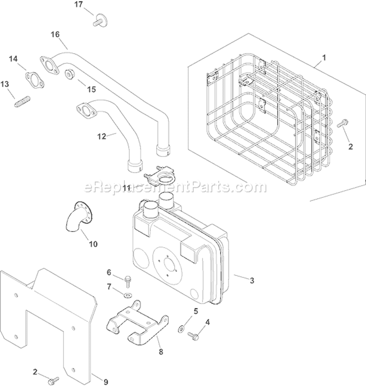 Page G Diagram and Parts List for CH25S-68659  Kohler Engine