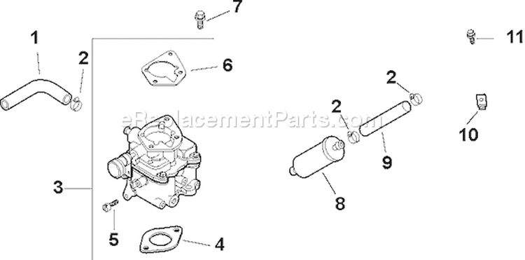 Page H Diagram and Parts List for CH25-68556  Kohler Engine