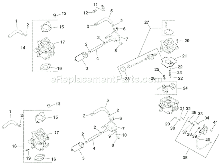 Page I Diagram and Parts List for CH25S-68674  Kohler Engine