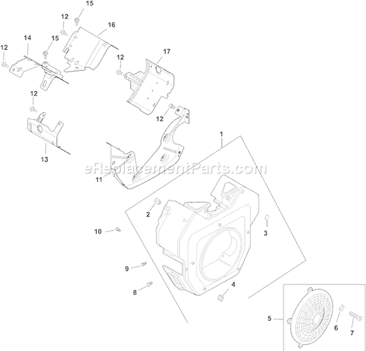 Page B Diagram and Parts List for CH25S-68681  Kohler Engine