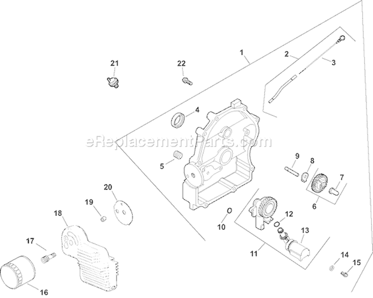 Page L Diagram and Parts List for CH25S-68682  Kohler Engine