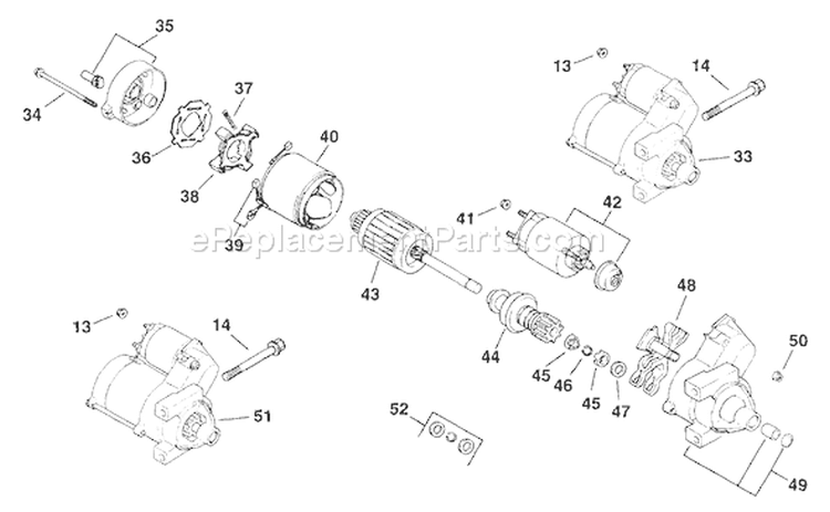 Page O Diagram and Parts List for CH18-62507  Kohler Engine