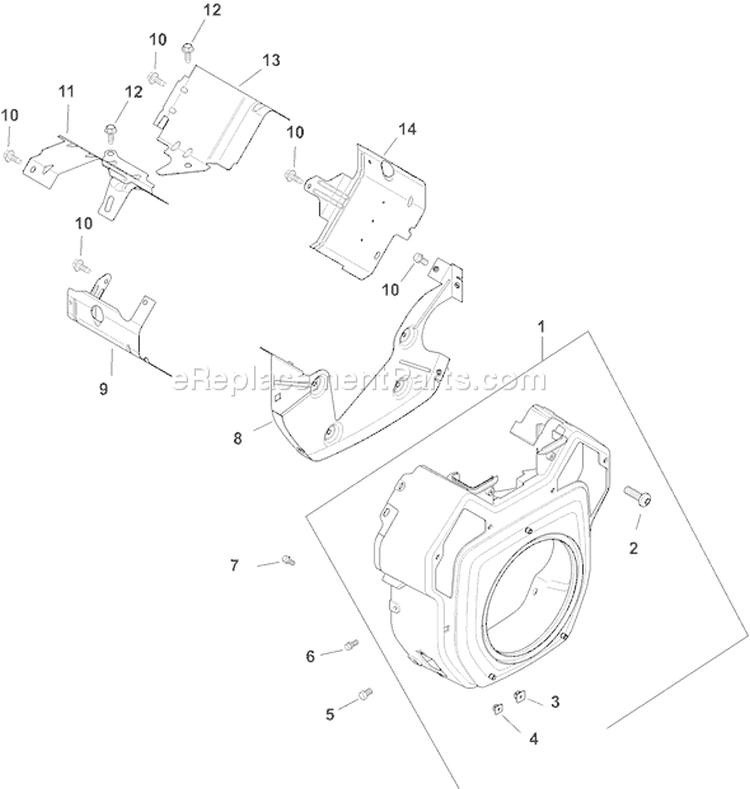 Page B Diagram and Parts List for CH25S-68703  Kohler Engine