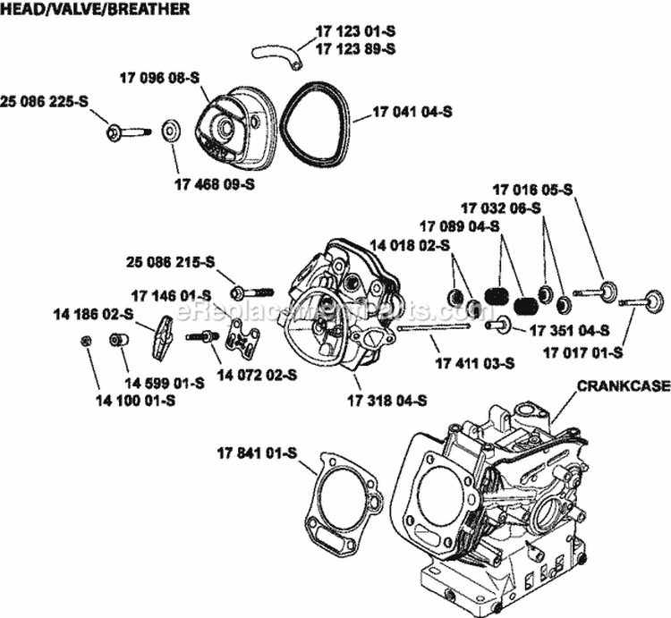 Page H Diagram and Parts List for CH270-0107  Kohler Engine