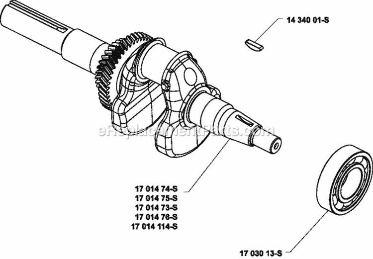 Page D Diagram and Parts List for CH395-3103  Kohler Engine