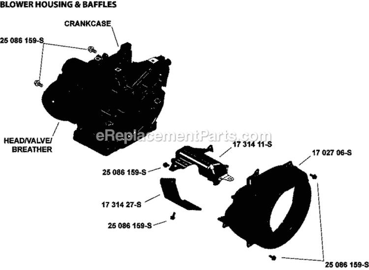 Page B Diagram and Parts List for CH395-3110  Kohler Engine