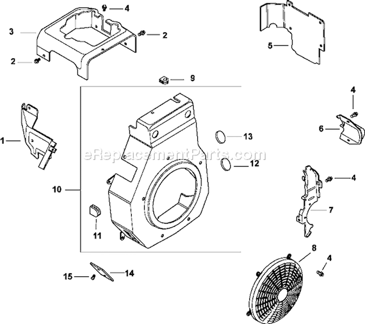 Page B Diagram and Parts List for CH11-16141  Kohler Engine