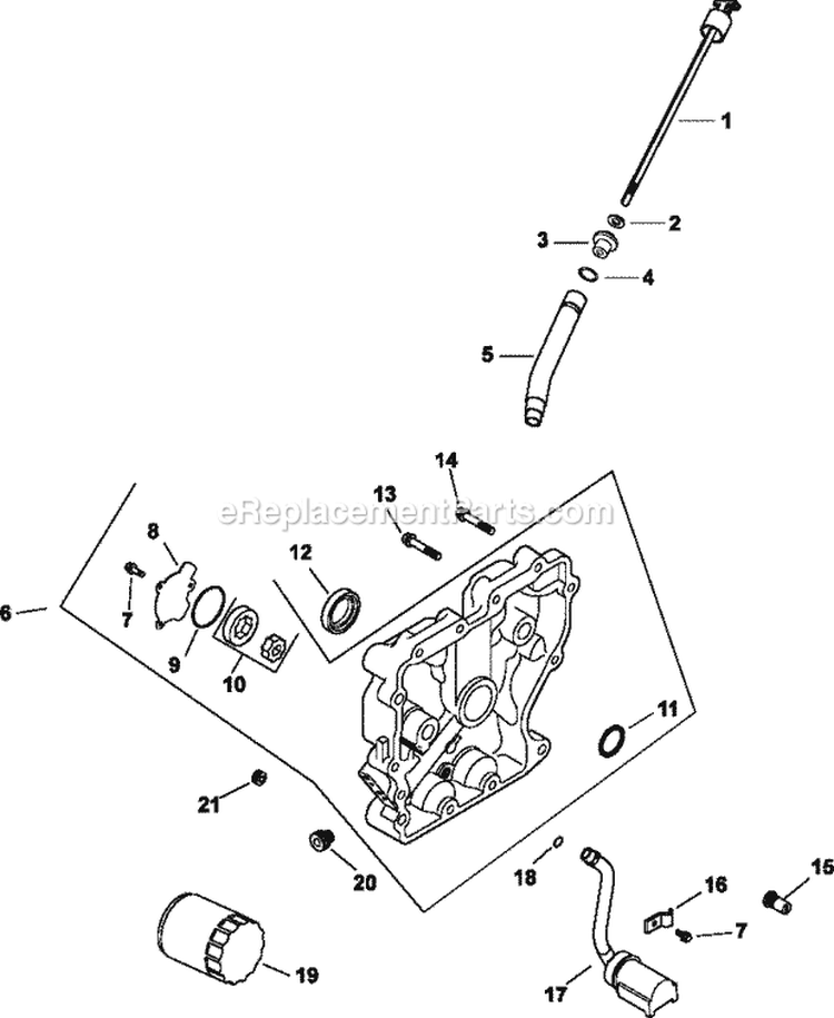 Page L Diagram and Parts List for CH13-22533  Kohler Engine