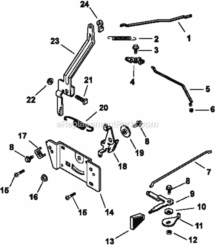 Page F Diagram and Parts List for CH13-22540  Kohler Engine