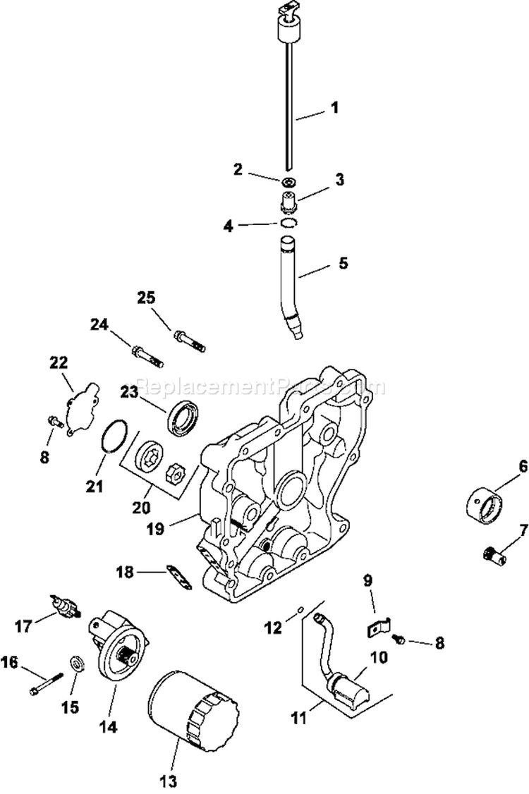 Page K Diagram and Parts List for CH11-1626  Kohler Engine