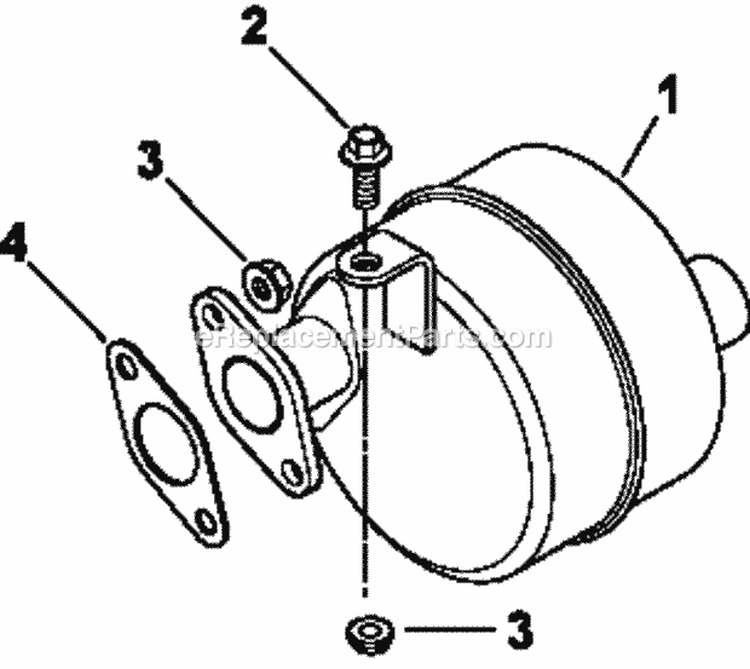 Page A Diagram and Parts List for CH430-0017  Kohler Engine