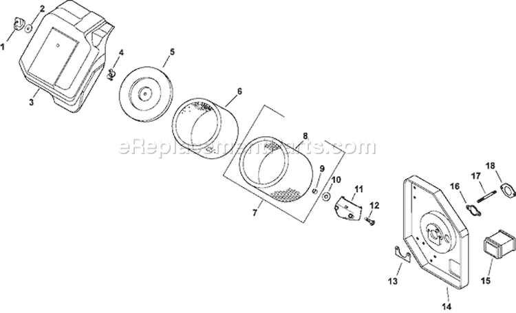 Page A Diagram and Parts List for CH11-1626  Kohler Engine