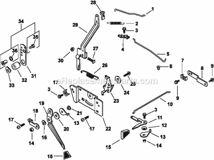 Page G Diagram and Parts List for CH15-44543  Kohler Engine