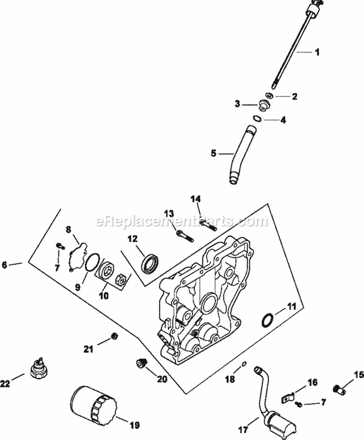 Page L Diagram and Parts List for CH15-44552  Kohler Engine