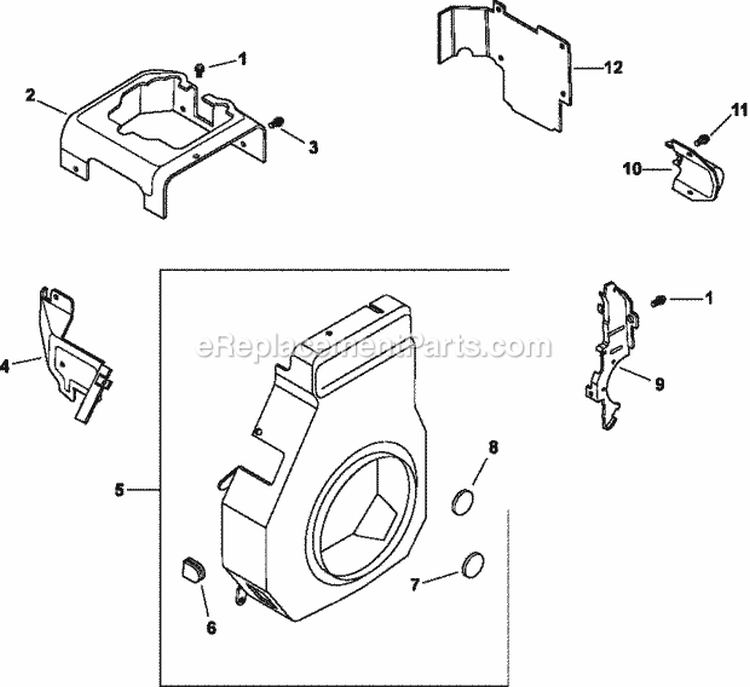 Page B Diagram and Parts List for CH13-22502  Kohler Engine