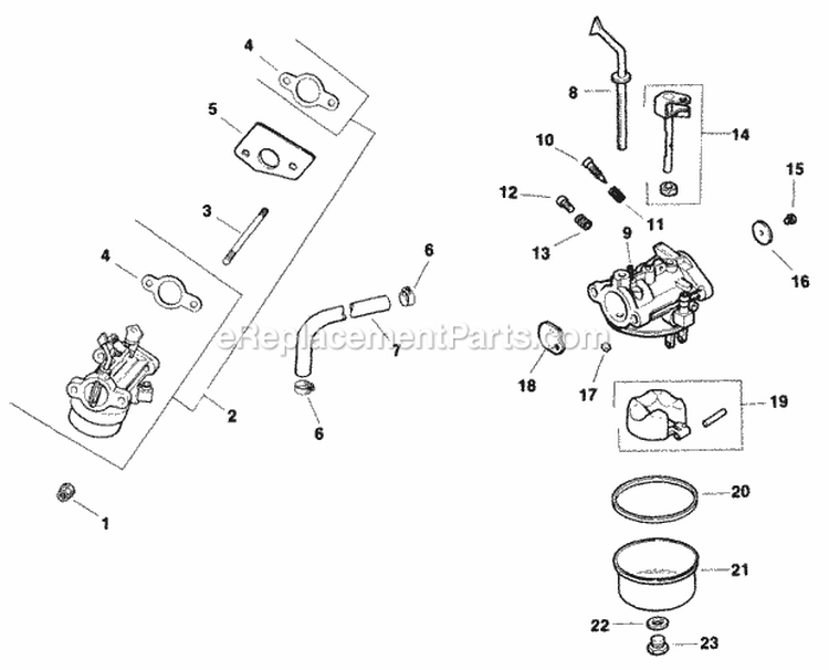 Page G Diagram and Parts List for CH5-1501  Kohler Engine