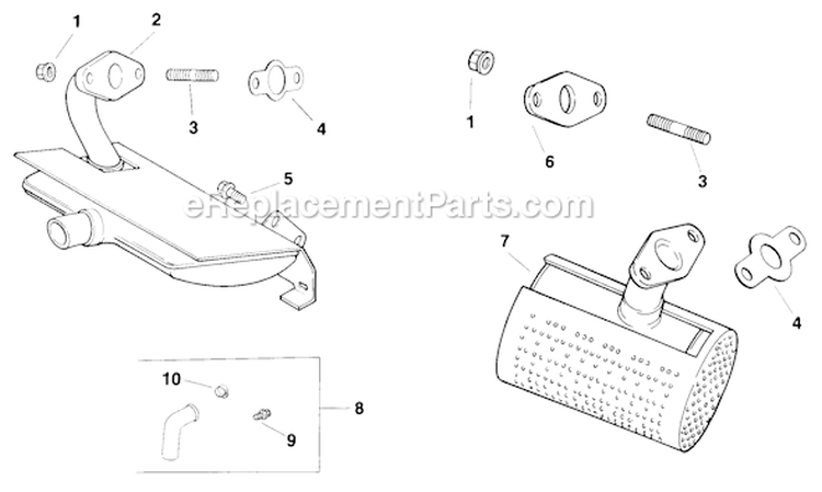 Page C Diagram and Parts List for CH5-1542  Kohler Engine