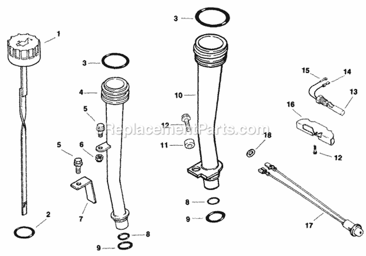Page L Diagram and Parts List for CH5-1501  Kohler Engine