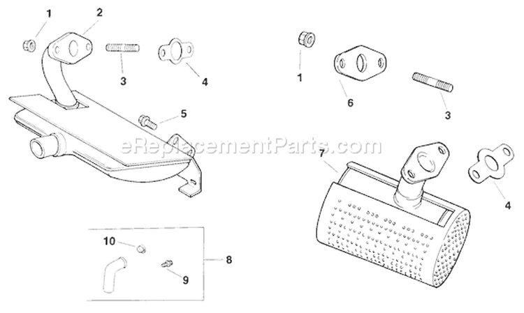Exhaust 11-14-2 (Tp-2356-A) Rev 10/26/2006 Diagram and Parts List for CH5-1523  Kohler Engine