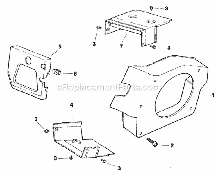 Page B Diagram and Parts List for CH5-1501  Kohler Engine