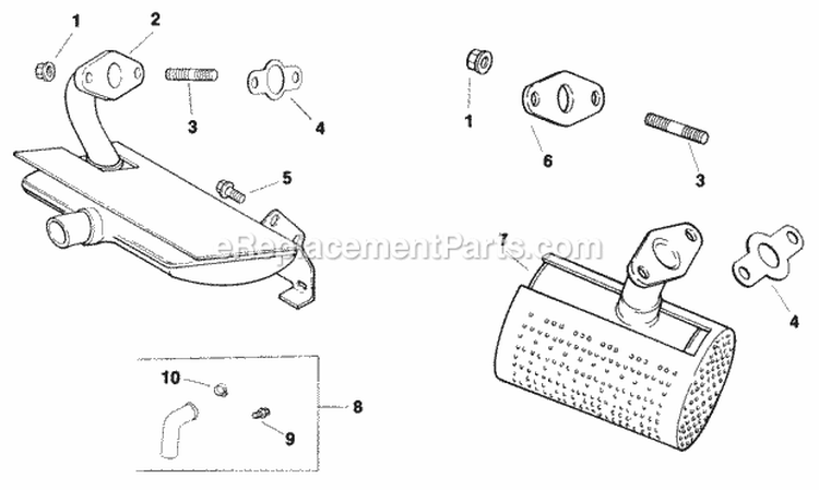 Page F Diagram and Parts List for CH5-1501  Kohler Engine