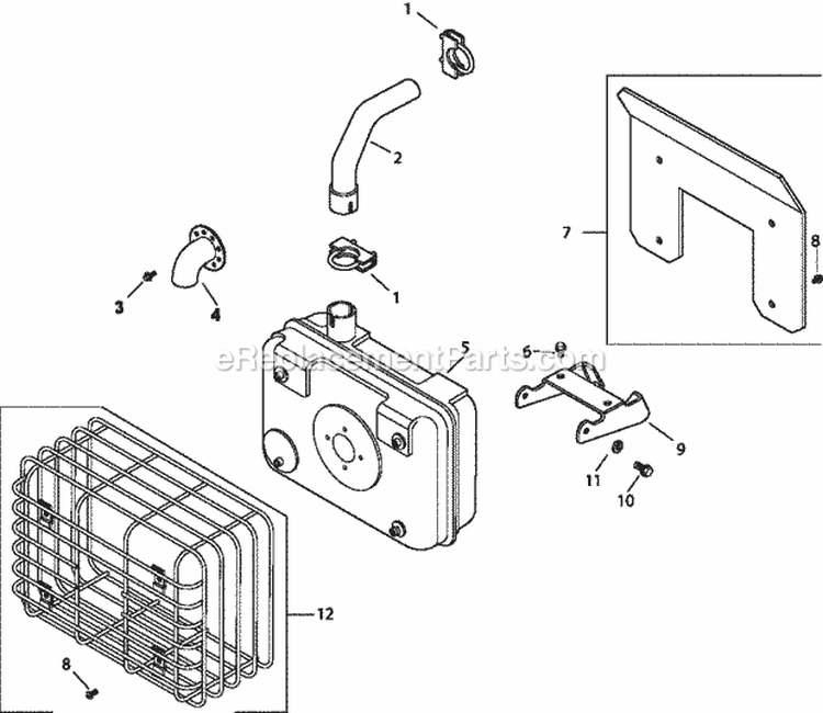 Page A Diagram and Parts List for CH620-3021  Kohler Engine