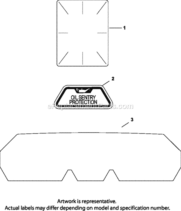 Page J Diagram and Parts List for CH18-62661  Kohler Engine