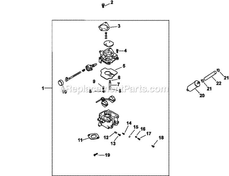 Page I Diagram and Parts List for CH18-62658  Kohler Engine