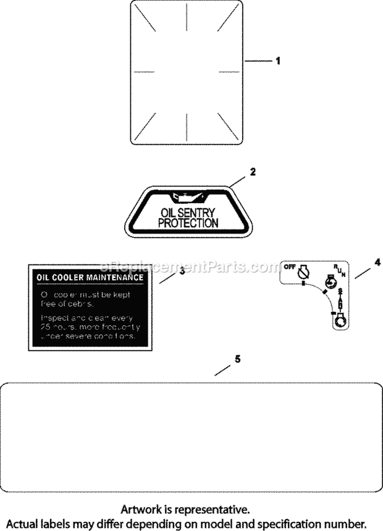 Page J Diagram and Parts List for CH18-62658  Kohler Engine