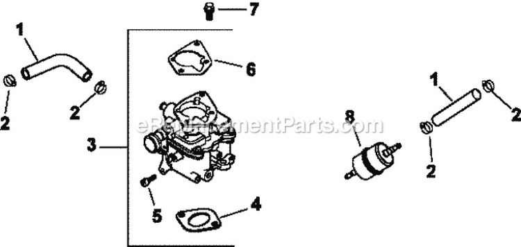 Page I Diagram and Parts List for CH620-3058  Kohler Engine