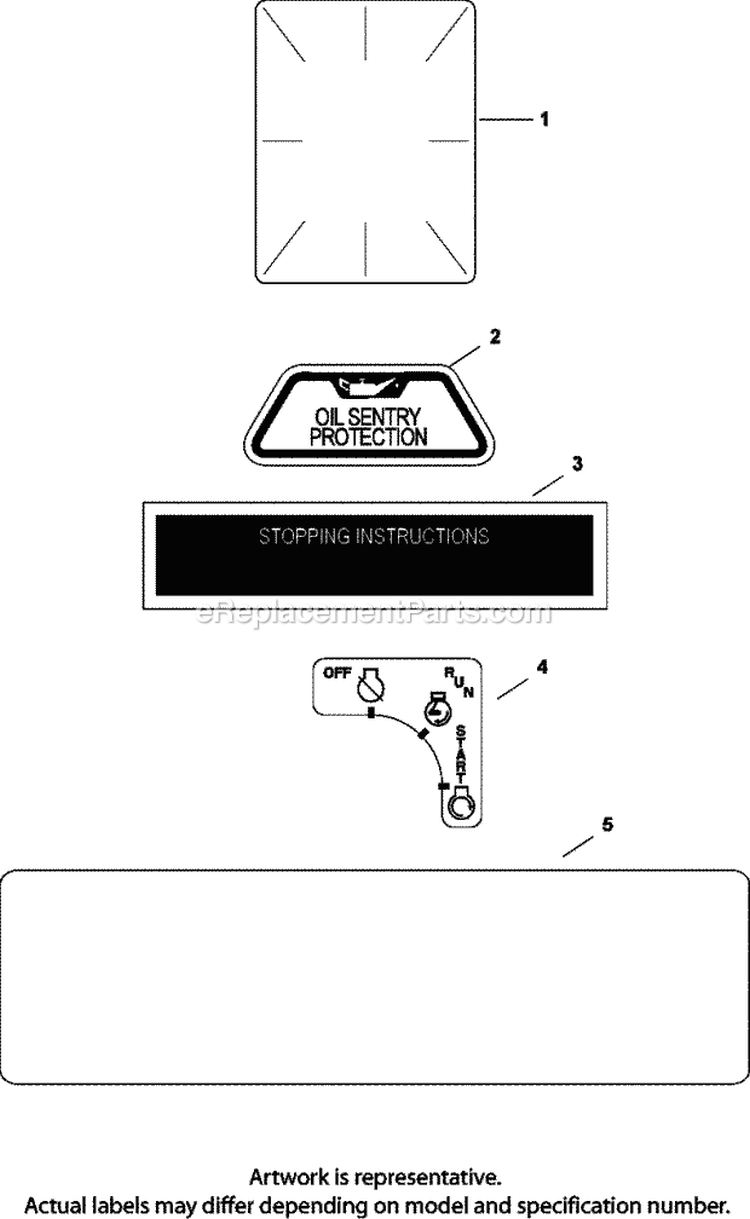 Page J Diagram and Parts List for CH620-3019  Kohler Engine