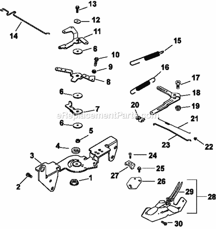 Page F Diagram and Parts List for CH18-62650  Kohler Engine