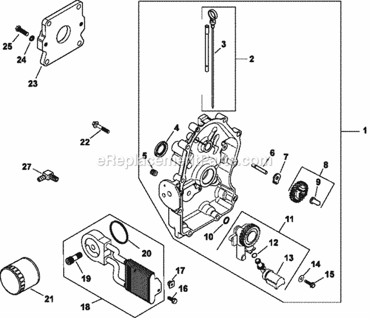 Page L Diagram and Parts List for CH20-64720  Kohler Engine