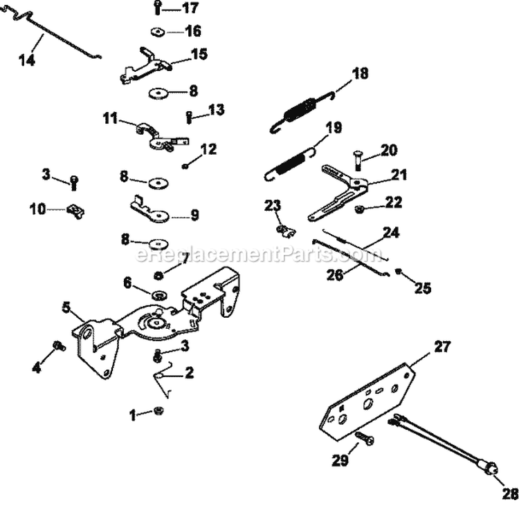 Page F Diagram and Parts List for CH20-64691  Kohler Engine