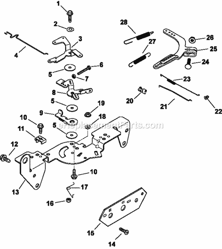 Page F Diagram and Parts List for CH640-3021  Kohler Engine