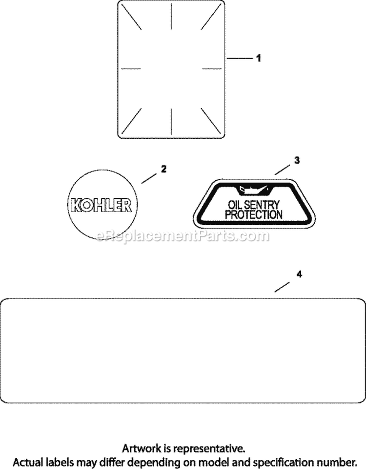Page I Diagram and Parts List for CH640-3083  Kohler Engine