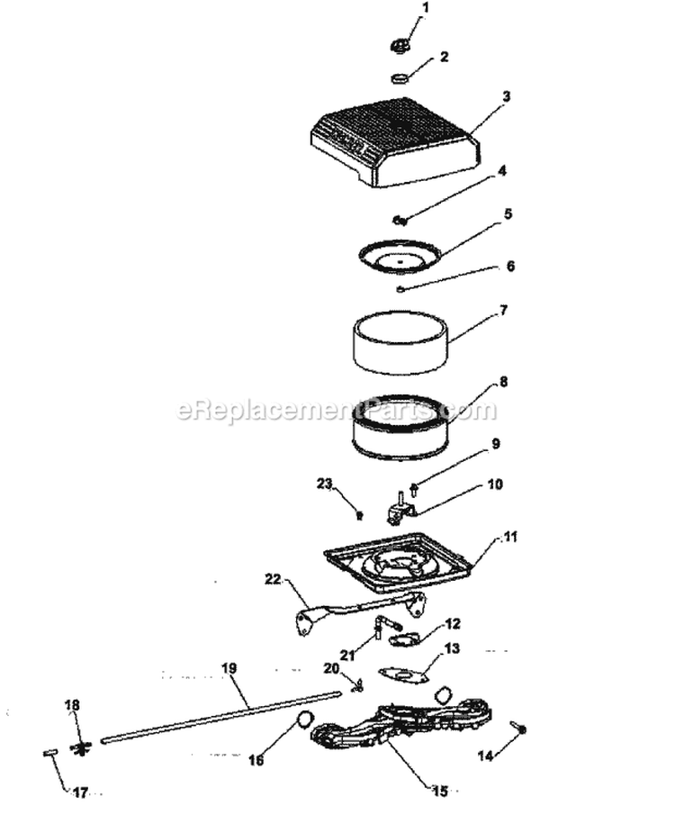Page B Diagram and Parts List for CH620-3037  Kohler Engine